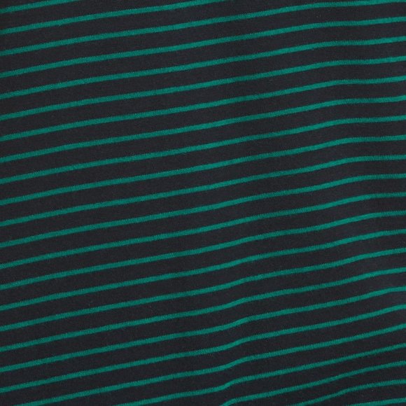 VINCE Classic Stripe Green Side Tie Jersey Dress - Picture 4 of 6